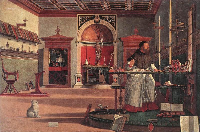 CARPACCIO, Vittore Vision of St Augustin fg